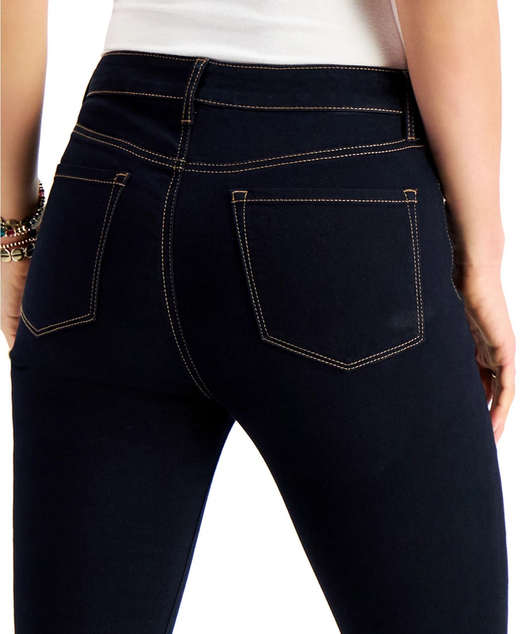 Style & Co Women's High-Rise Ankle Skinny Jeans Black Size 8