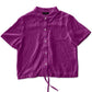Alfani Women's Drawstring Hem Shirt White Size Large