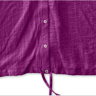 Alfani Women's Drawstring Hem Shirt White Size Large