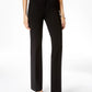 Anne Klein Women's Stretch Flare Leg Pants Black Size 14