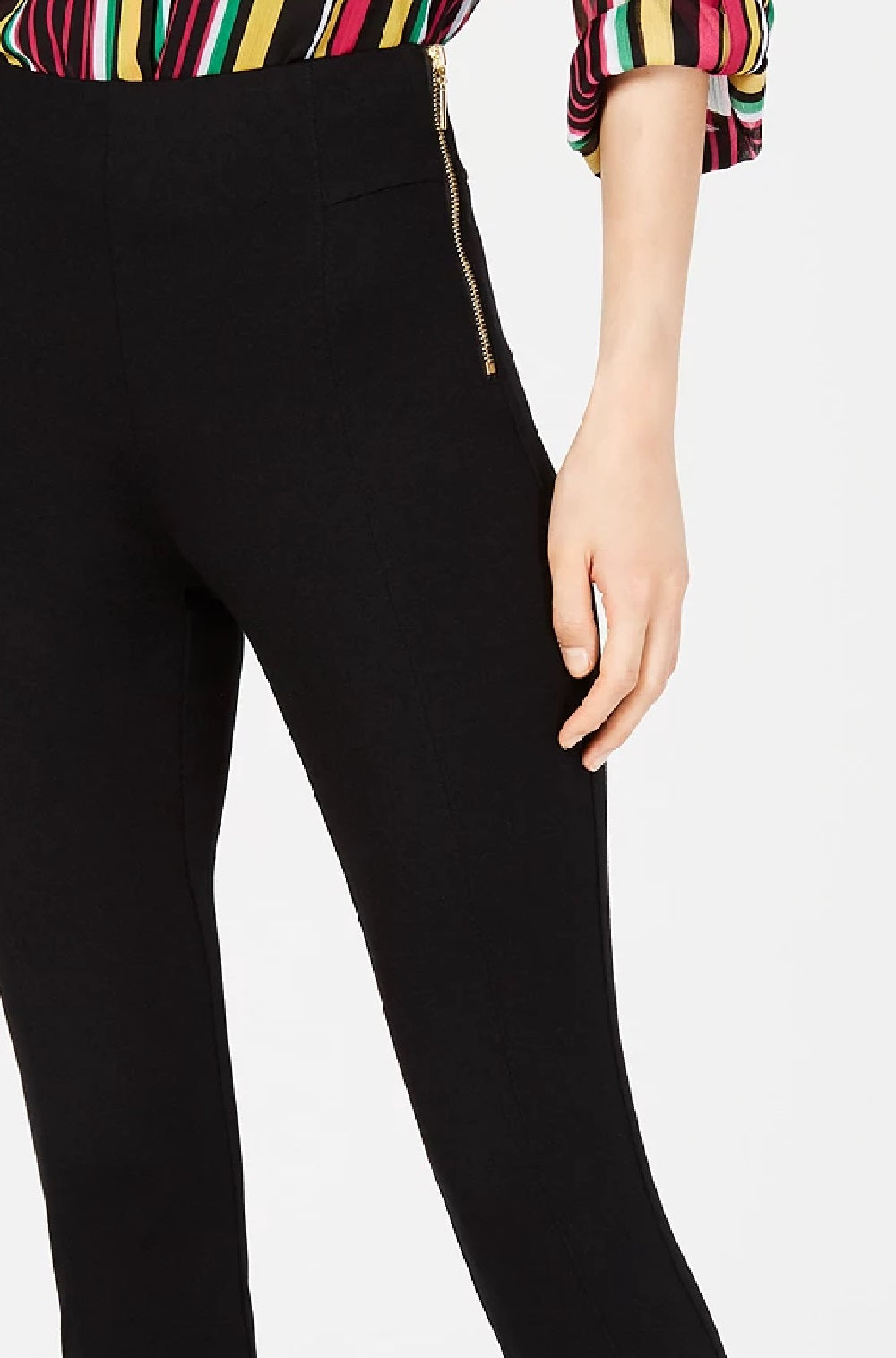 INC International Concepts Women's High Waist Skinny Pants Black Size 4