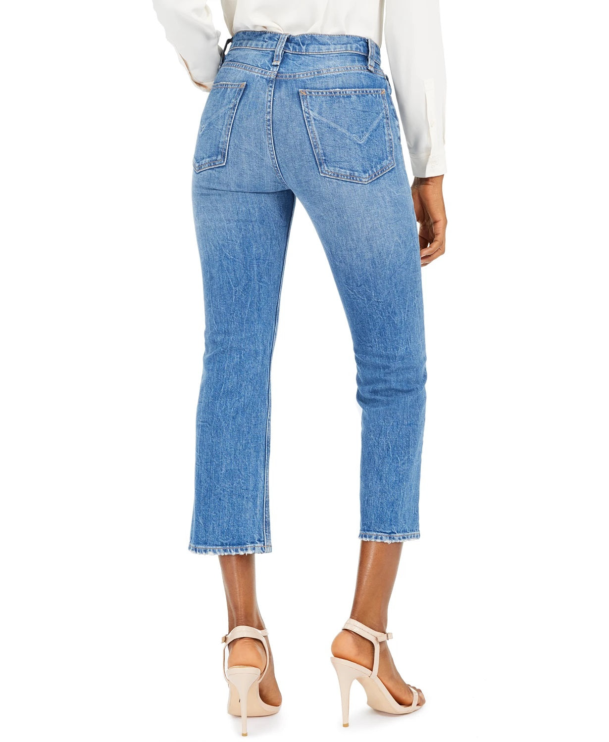 Hudson Jeans Women's Remi High-Rise Straight-Leg Jeans Blue Size 28