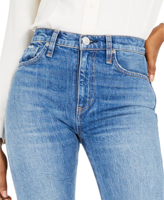 Hudson Jeans Women's Remi High-Rise Straight-Leg Jeans Blue Size 28