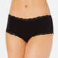 Jenni Women's Lace Trim Hipster Underwear Black Size XX-Large