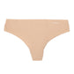 Calvin Klein Women's Invisibles Thong Underwear D3428 Beige Size X-Small