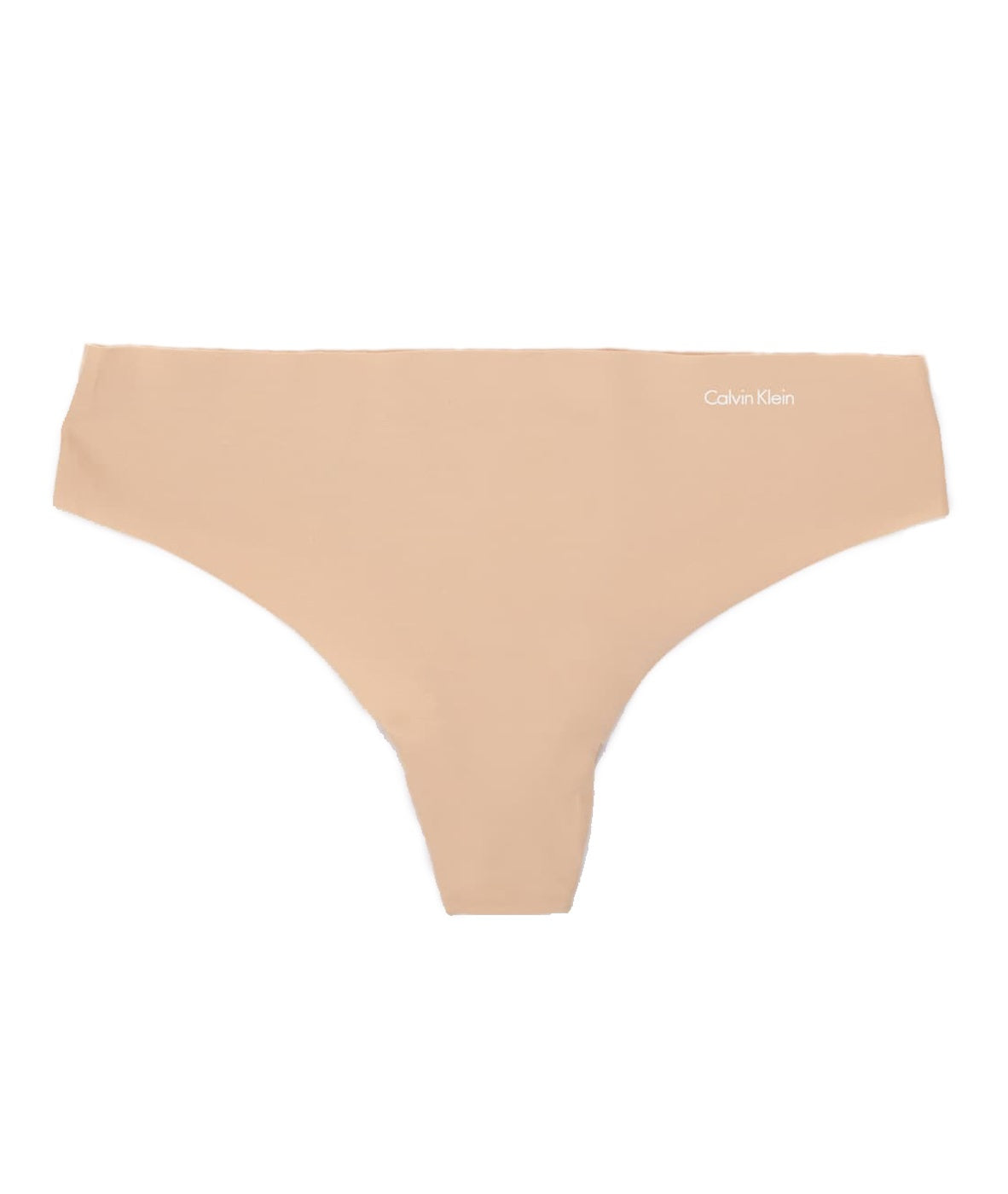 Calvin Klein Women's Invisibles Thong Underwear D3428 Beige Size X-Small