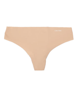 Calvin Klein Women's Invisibles Thong Underwear D3428 Beige Size X-Small