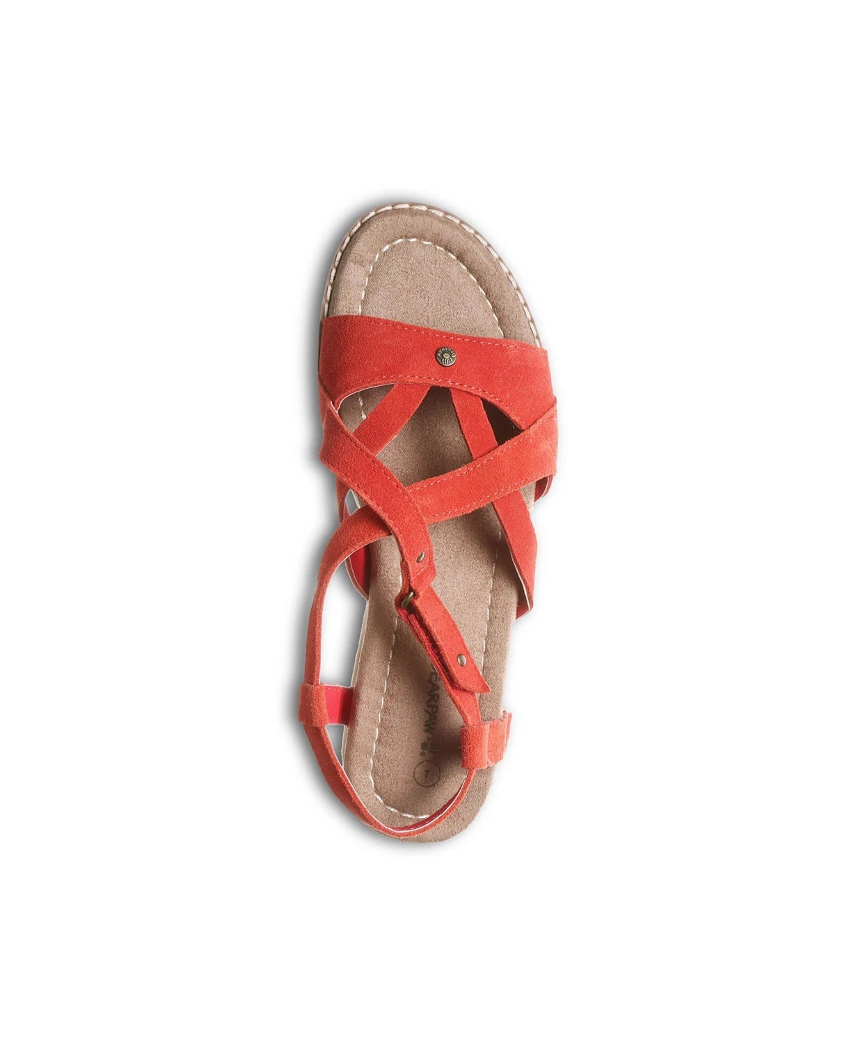Bearpaw Women's Aruba Flat Sandals Red Size 6