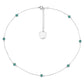1.89 Carat Genuine Emerald .925 Sterling Silver Necklace