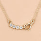 0.24 Carat Genuine Aquamarine .925 Sterling Silver Necklace
