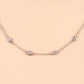 1.62 Carat Genuine Morganite .925 Sterling Silver Necklace