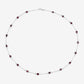 8.10 Carat Genuine Garnet .925 Sterling Silver Necklace