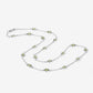 6.30 Carat Genuine Peridot .925 Sterling Silver Necklace