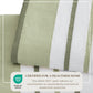 Decorative Cotton Stripe Bath Towel Set - Noelle Collection