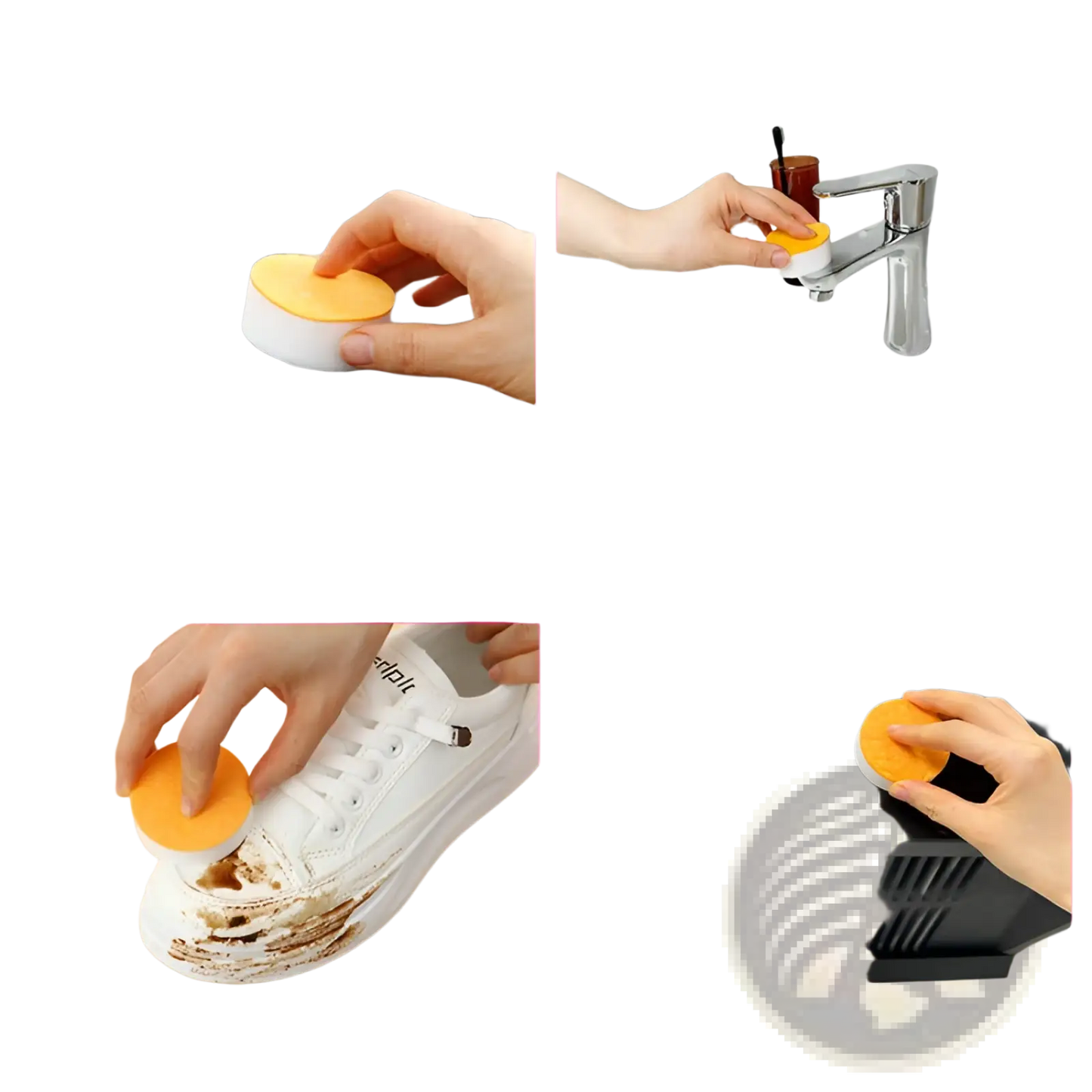 Nano Sponge Cleaning Pads 6 Pack Kitchen Scrubbers