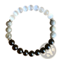 Natural Multi-gemstone Beaded Bracelet with Healing Crystals