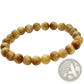 Natural Polished Gemstone and Agate Beaded Bracelet