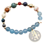 Natural Stone Twelve Zodiac Constellation Beaded Bracelet