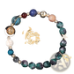 Natural Stone Zodiac Constellation Beaded Bracelet