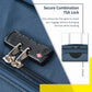 Navy Blue Softside Expandable 3 Piece Spinner Luggage Set