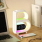 Smart B-shaped Rgb Bluetooth Speaker and Wireless Charger
