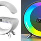 G-shaped Led Lamp with Bluetooth Speaker and Wireless Charger