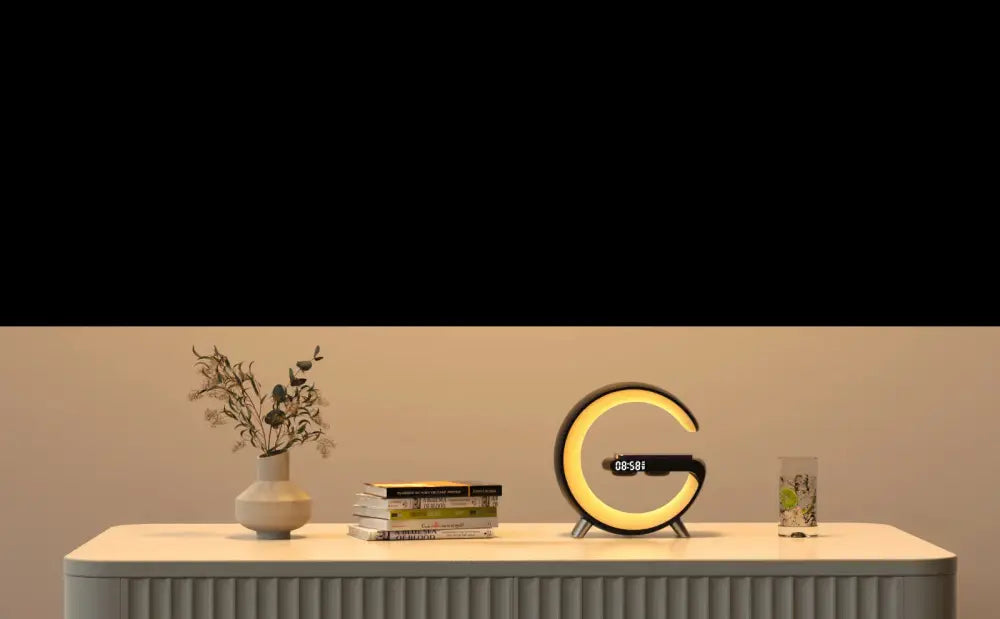 G-shape Smart Ambient Light with Bluetooth Speaker and Charger