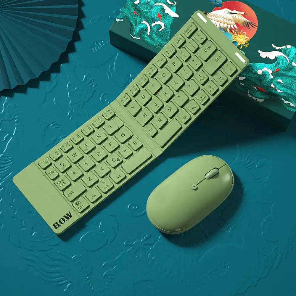 Arbaglobal Folding Bluetooth Keyboard and Mouse Set