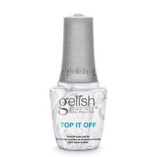 Gelish Matte & Gloss Duo Top It Off Soak Off Gel Nail Polish Sealer Clear Coat