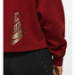 Nike Women's Plus Size Sportswear Shine 1/2-Zip Fleece Top Brght Red Size 2 Extra Large