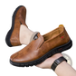 Non-slip Leather Chef Shoes Waterproof Work Loafers
