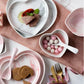 Nordic Marbled Heart Ceramic Dinnerware Set