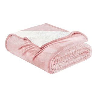 Velvet Plush Sherpa Bed Blanket - Sherpa Fleece Collection