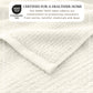 Turkish Cotton Ribbed 6-Piece Bath Towel Set - Georgiana Collection