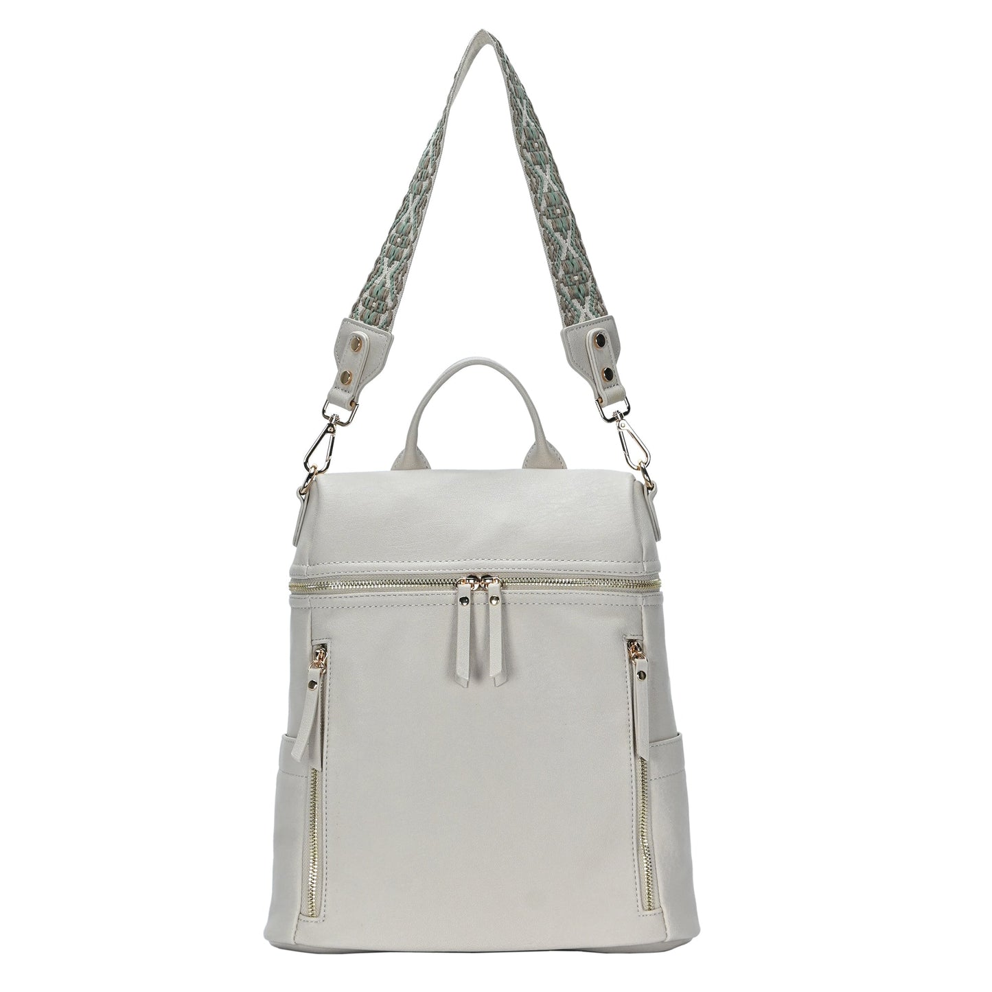 Nyra Webbing Strap Convertible Backpack Purse