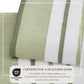 Decorative Cotton Stripe Bath Towel Set - Noelle Collection