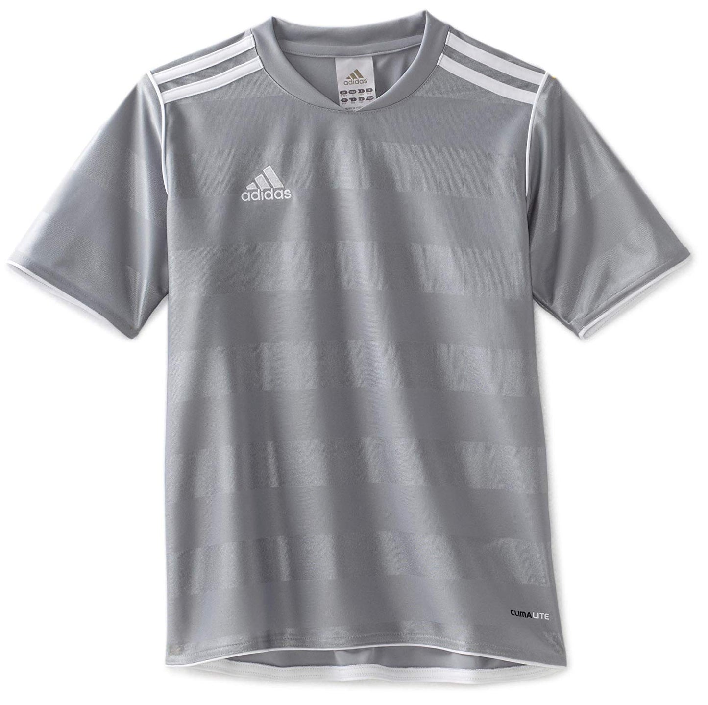 Adidas Boys Tabela 11 Jersey T-Shirt Silver/White Size Youth