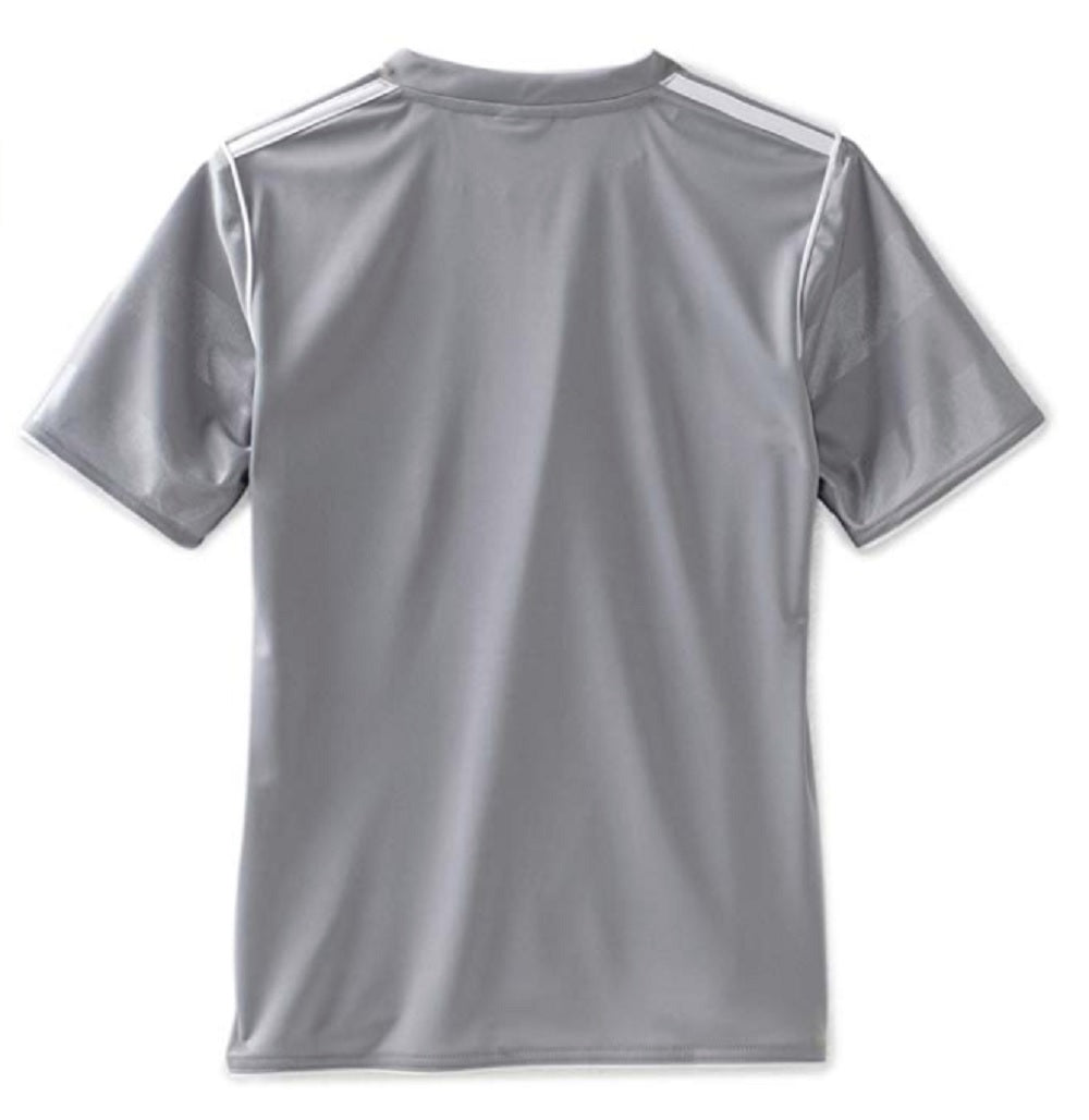 Adidas Boys Tabela 11 Jersey T-Shirt Silver/White Size Youth