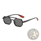 Octagonal Metal Steampunk Uv400 Fashion Sunglasses