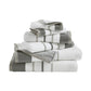 Decorative Cotton Stripe Bath Towel Set - Noelle Collection