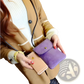 Old Worldly Charm Matte Suede Vegan Leather Crossbody Bag