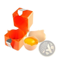 Orange Egg Opener Portable Kitchen Separator Tool