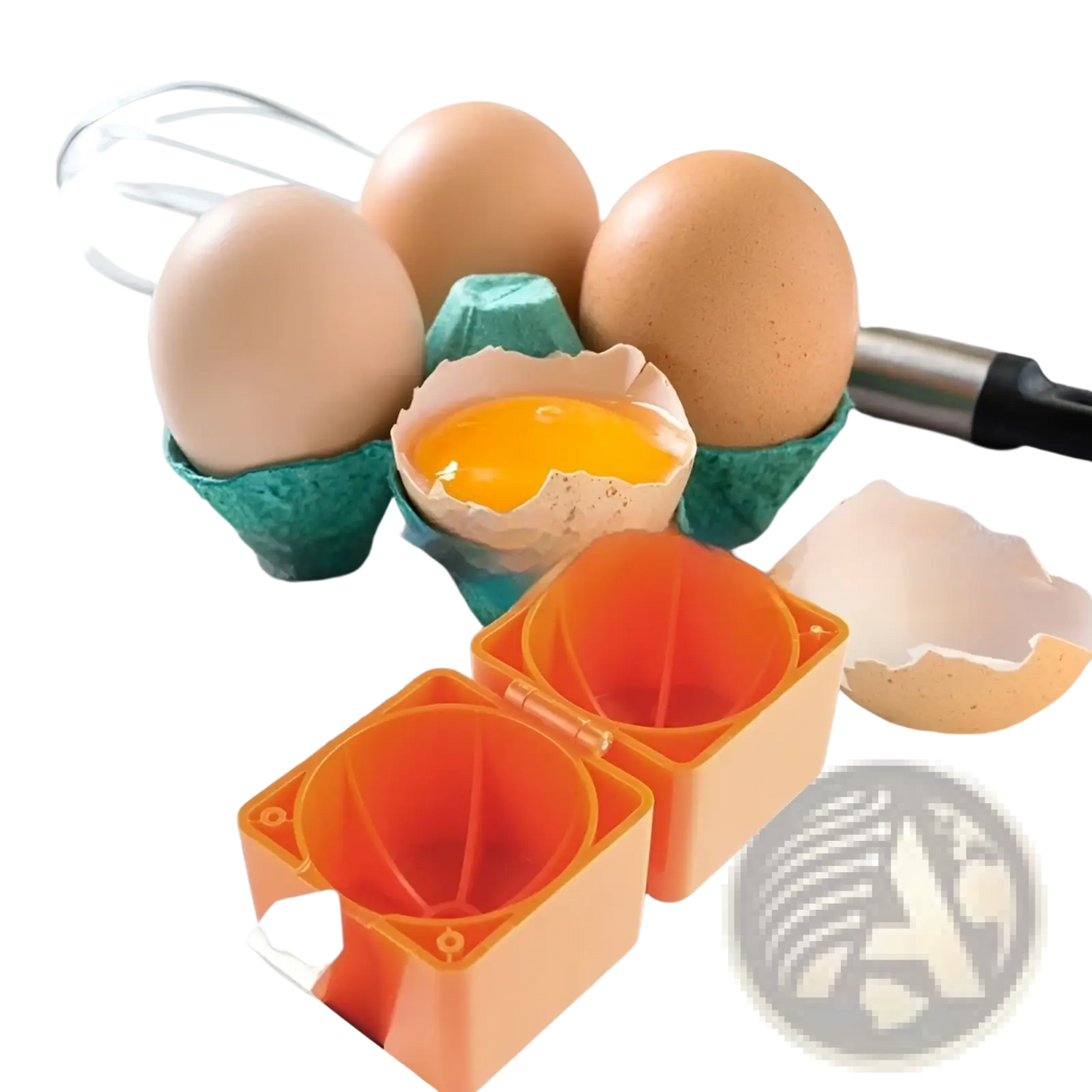 Orange Egg Opener Portable Kitchen Separator Tool