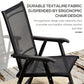 Outdoor Folding Chairs Set of 4 Mesh Patio Seating