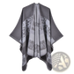 Oversized Plaid Woolen Cape Geometric Travel Shawl