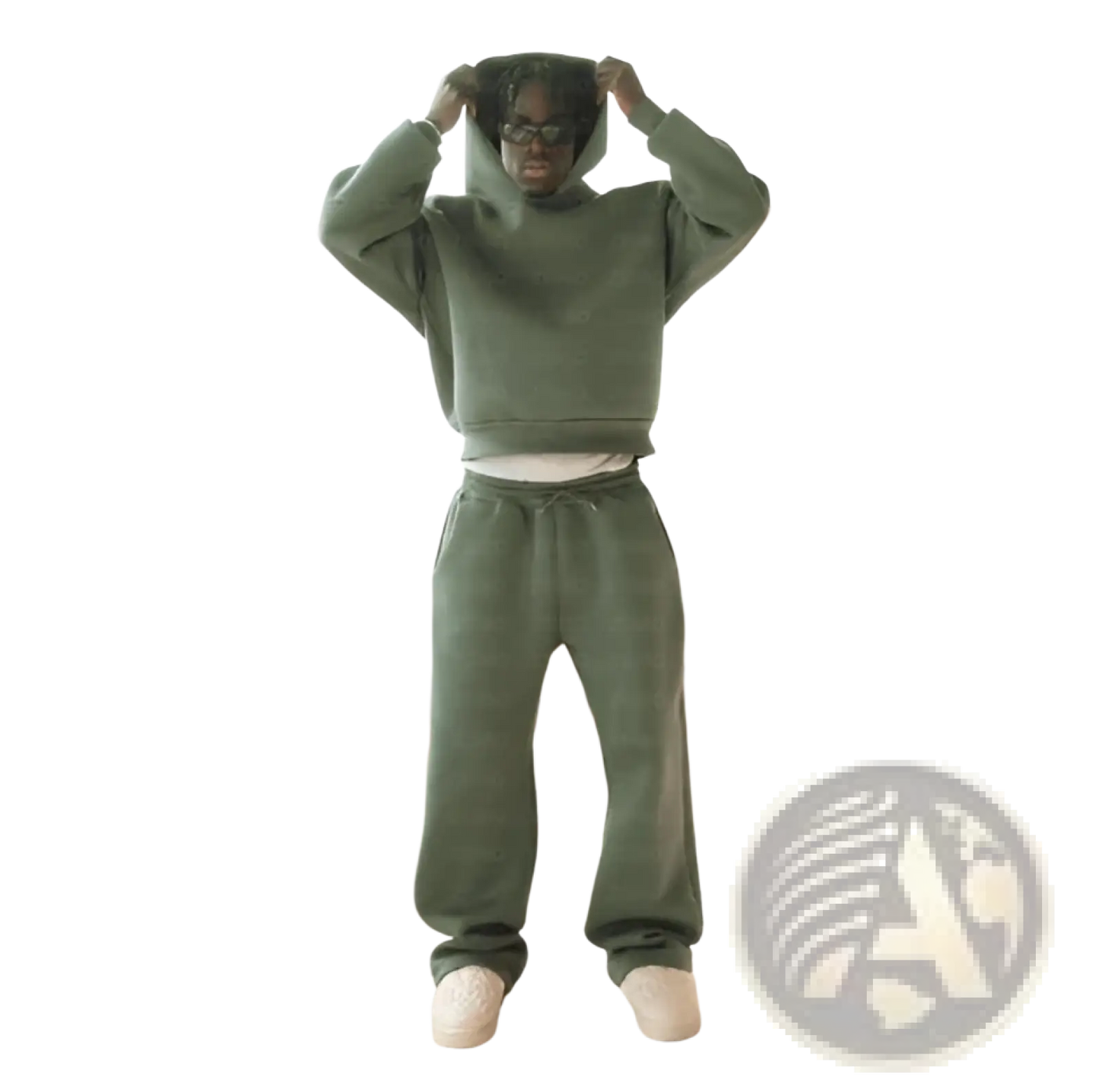 Oversized Unisex Streetwear Hoodie and Sweatpants Set