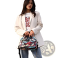 Oxford Cloth Floral Messenger Bag Retro Shoulder Purse