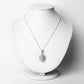 1.89 Carat Genuine Aquamarine and White Topaz .925 Sterling Silver Pendant