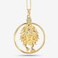 0.24 Carat Genuine Peridot .925 Sterling Silver Pendant