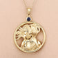 0.27 Carat Genuine Blue Sapphire .925 Sterling Silver Pendant